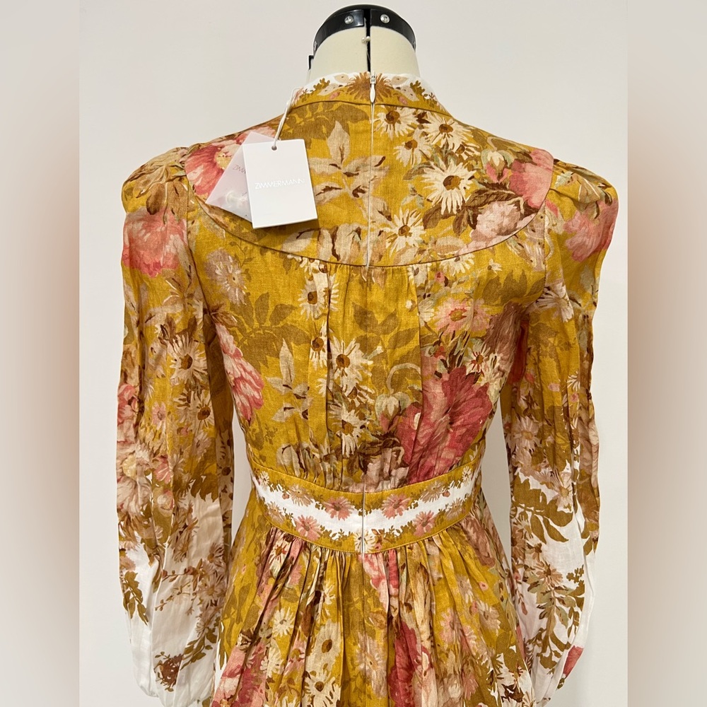 Zimmermann Pattie Linen Minidress - Picture 7 of 14
